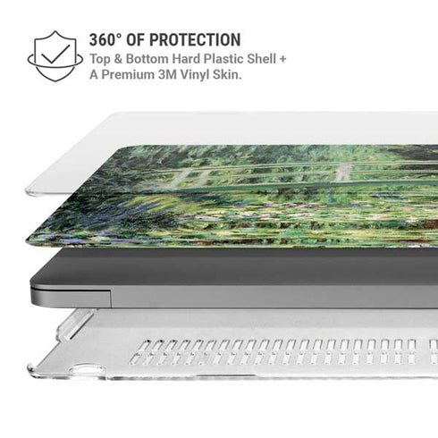 White Waterlilies, 1899 by Monet MacBook Pro 14in (2021-24) Case plus Skin